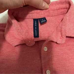 Janie and Jack Faded Red Polo Shirt